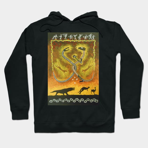 Ancient Australia Hoodie by PurpleMoose